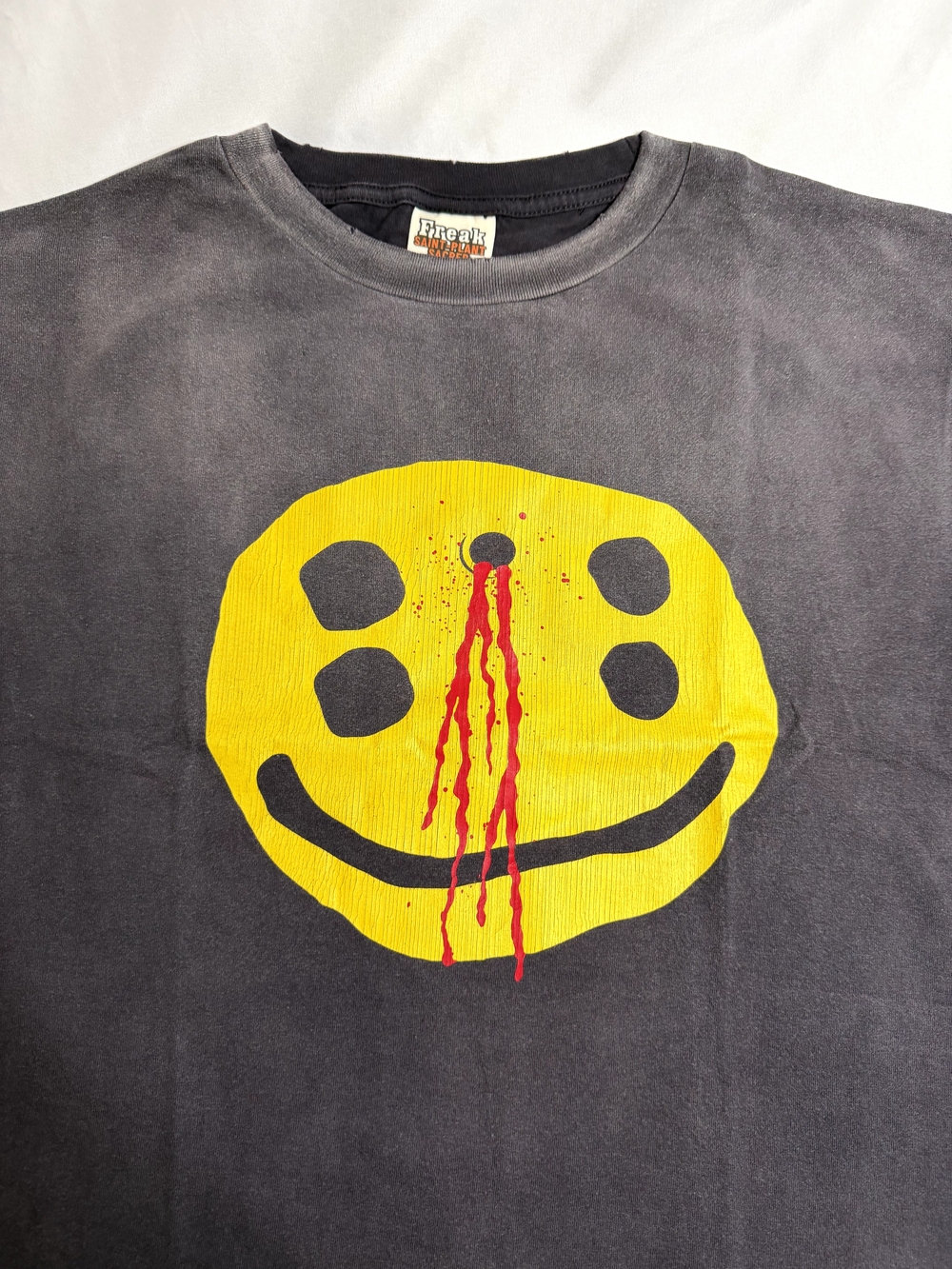 Saint Michael X Cactus Plant Flea Market Smile Tee Black - Picture 2 of 5